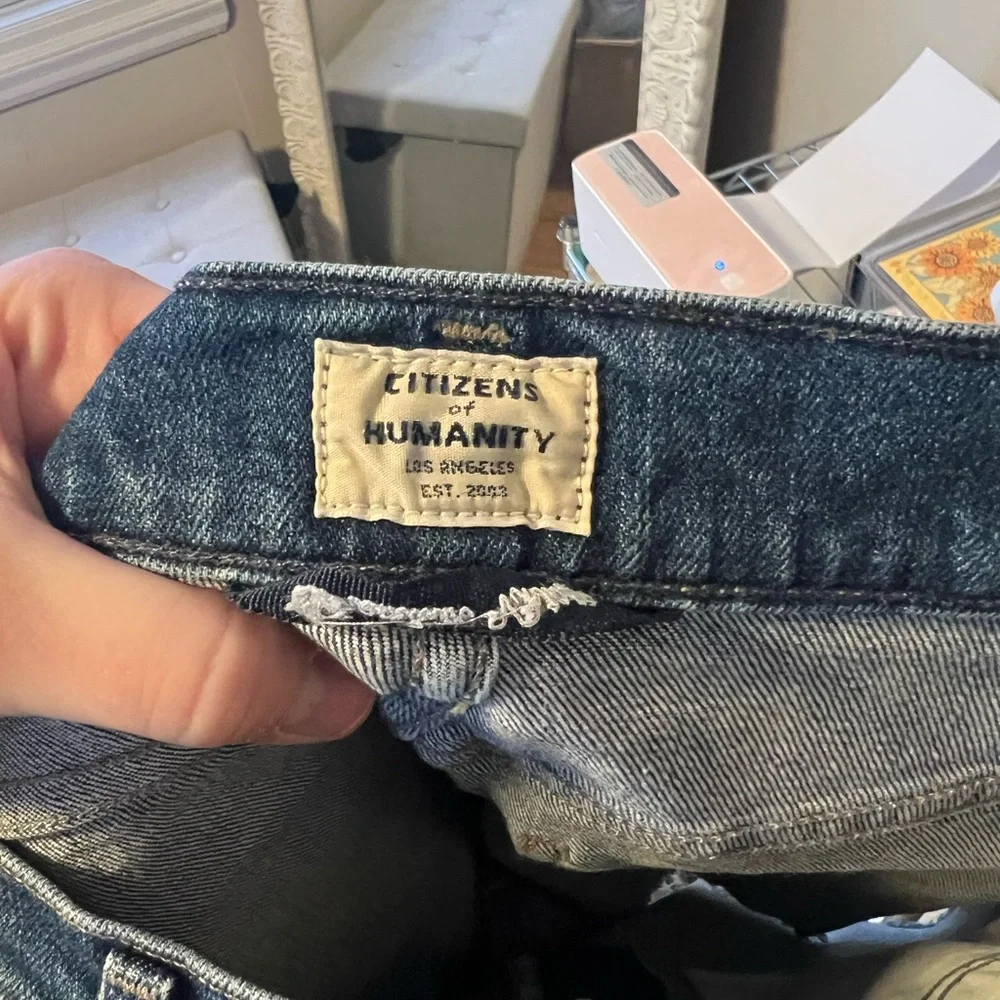 Citizens of Humanity high rise Marlow shorts